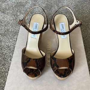 Jimmy Choo Perla 120 Wedge - Never Worn